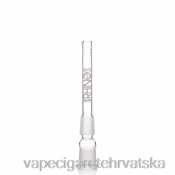 Vape Cigarete White Rhino 19/19 Glass Downstem 4.5inch